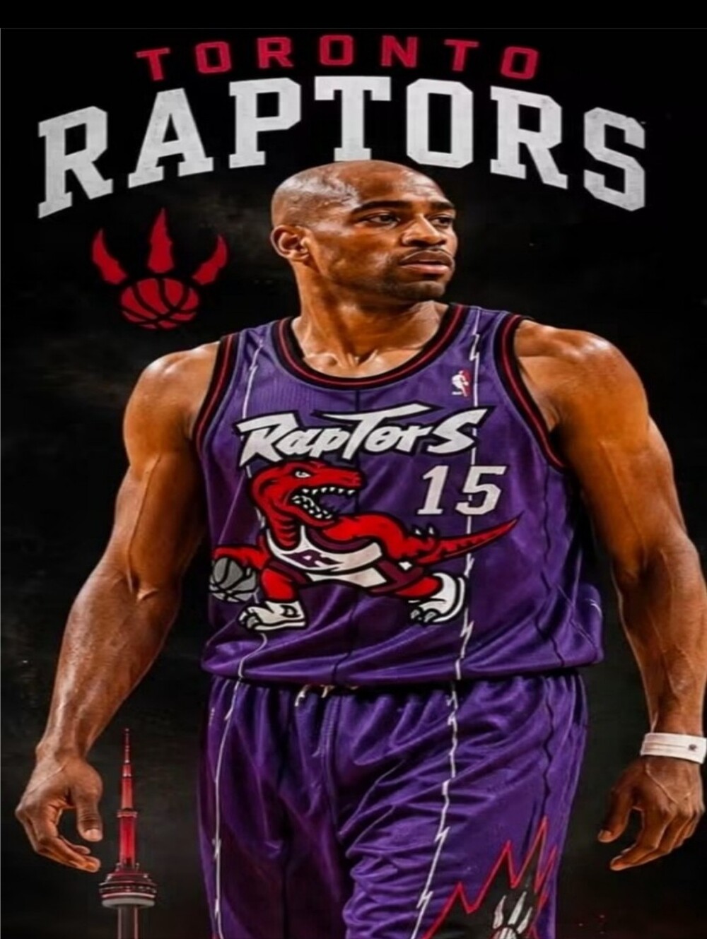 NEW! VINCE CARTER RAPTORS 8.5x11 ULTRA GLOSSY ART FULL PAGE REPRINT POSTER!🤩